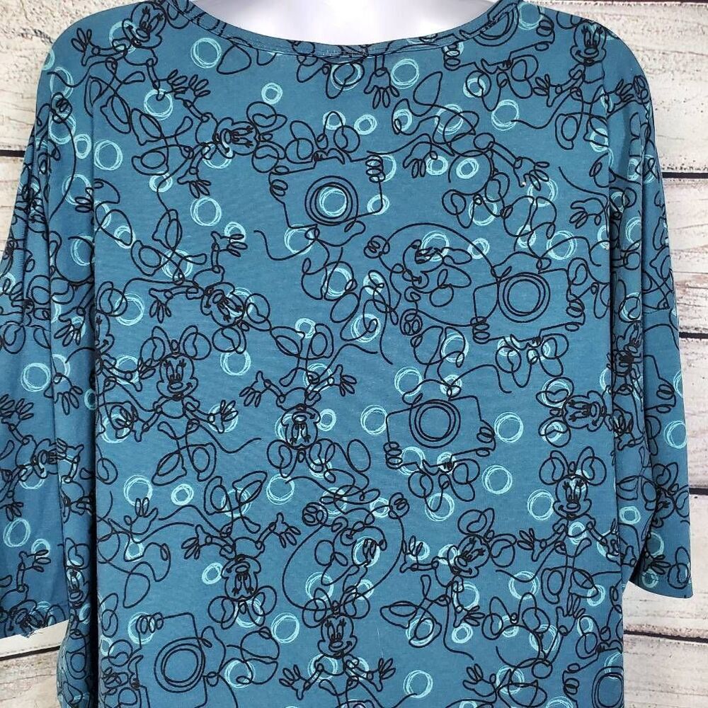 LuLaRoe Disney Minnie Mouse Oversized Tunic Top 2XL - Picture 4 of 7